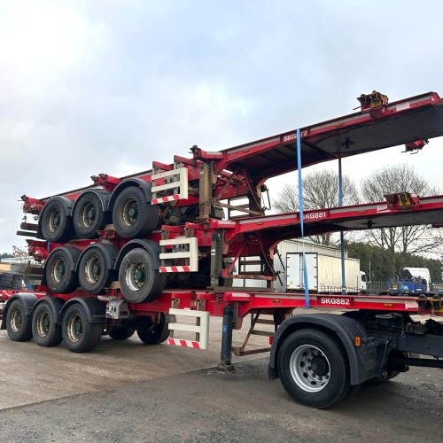 2016 SDC SLIDING SKELETAL TRAILERS (STACK 2)
